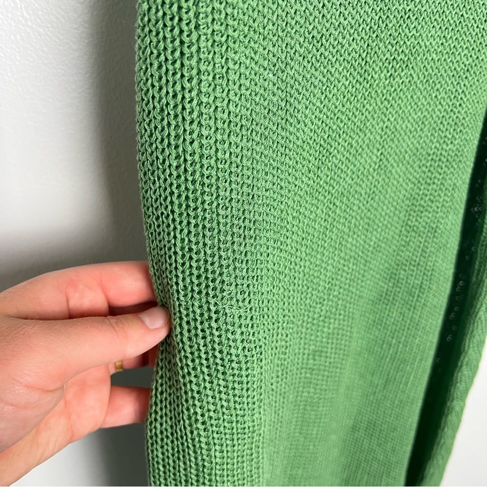 GiGiO Green Knit Sweater NWOT Women’s‎ Tunic Shirt - Picture 4 of 7